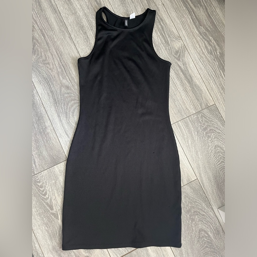 Small slick black dress